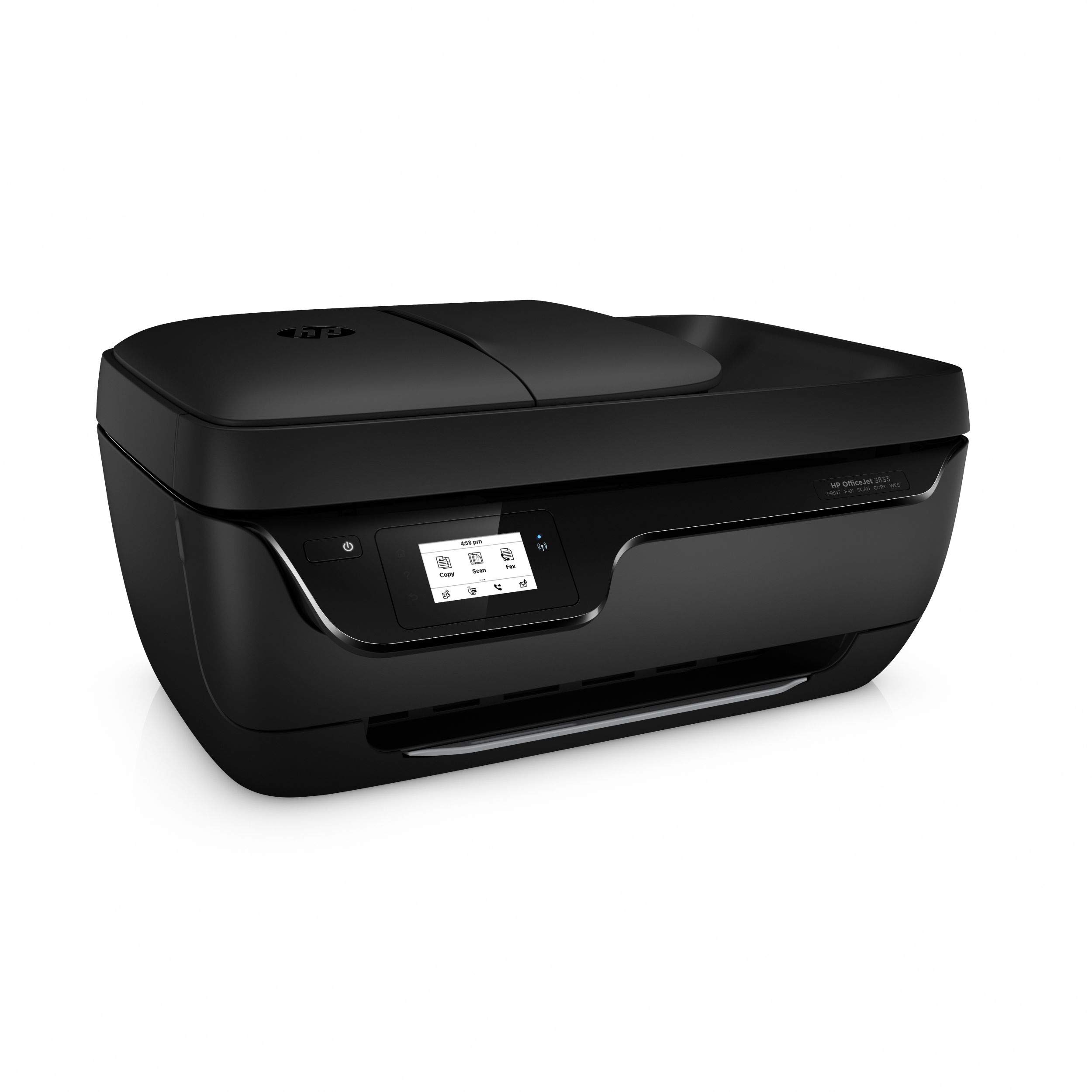 HP OfficeJet 3833 Multifunktionsdrucker (Instant Ink, Drucker, Kopierer, Scanner, Fax, WLAN, Airprint) mit 2 Probemonaten HP Instant Ink inklusive