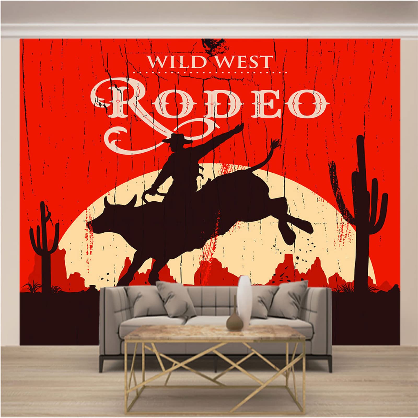 3d wall murals wallpaper Vintage & Bullfighters murals for bedroom Non-Woven 3D Effect Wall Poster for Living Room Bedroom Children's Room 430x300cm