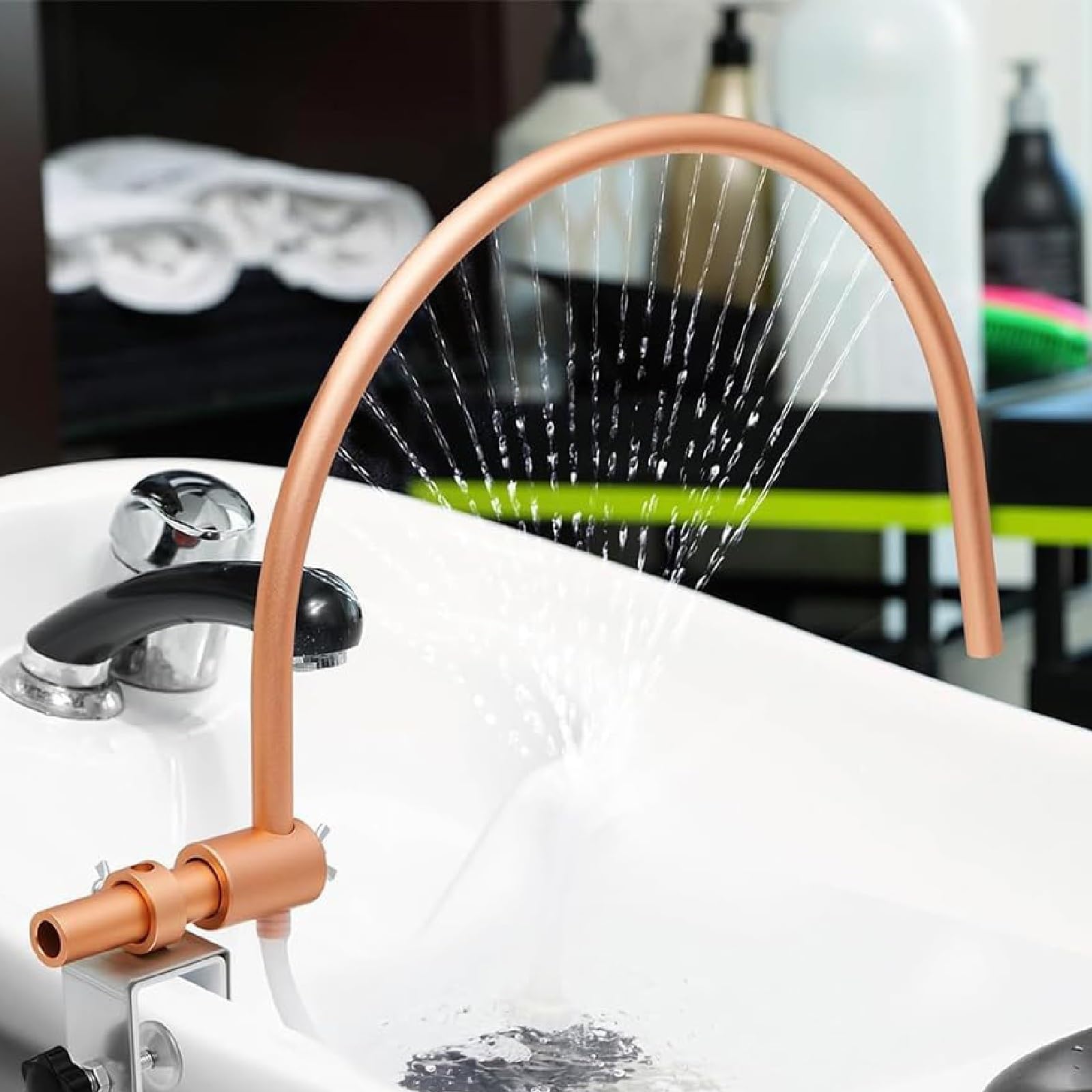 Vdhfgso Portable head spa waterfall equipment, Shampoo Bowl Chinese/Japanese Water Circulation System for Scalp Massage & Fumigation Therapy