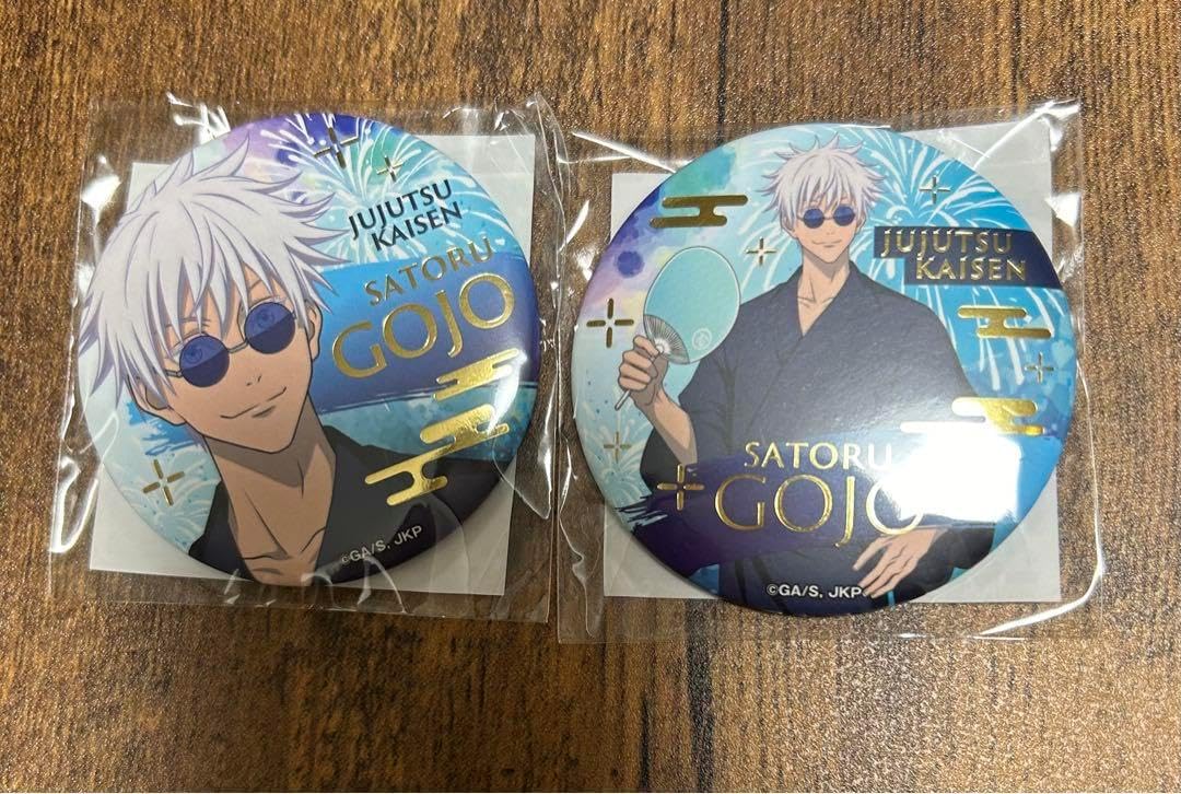 五条悟 C賞 箔押しマット缶バッジ 呪術廻戦 東宝アニメーションくじ