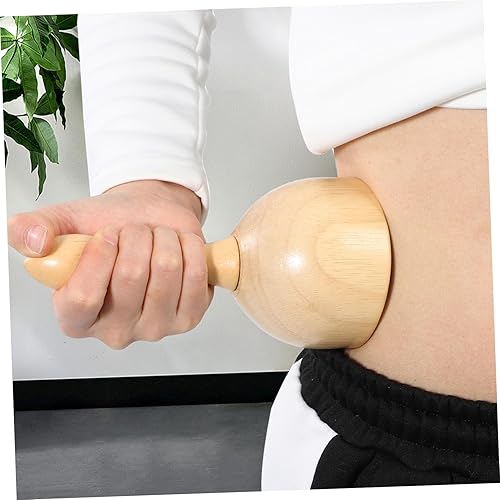 Miniatura 9 de Hemoton 6 Uds Herramientas de masaje Herramientas de madera para liberación muscular Copa de masaje corporal Grabado Rodillo de espalda Masaje Copa