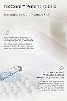 Vista 5 de TotAha - Saco de dormir de 6 a 12 meses, TOG 1.0, manta portátil suave acolchada, bolsa de dormir de transición con cremalleras seguras de 2 vías