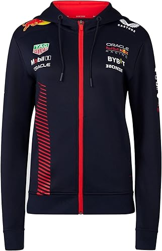 Red Bull Racing F1 - Sudadera con capucha y cremallera completa para mujer