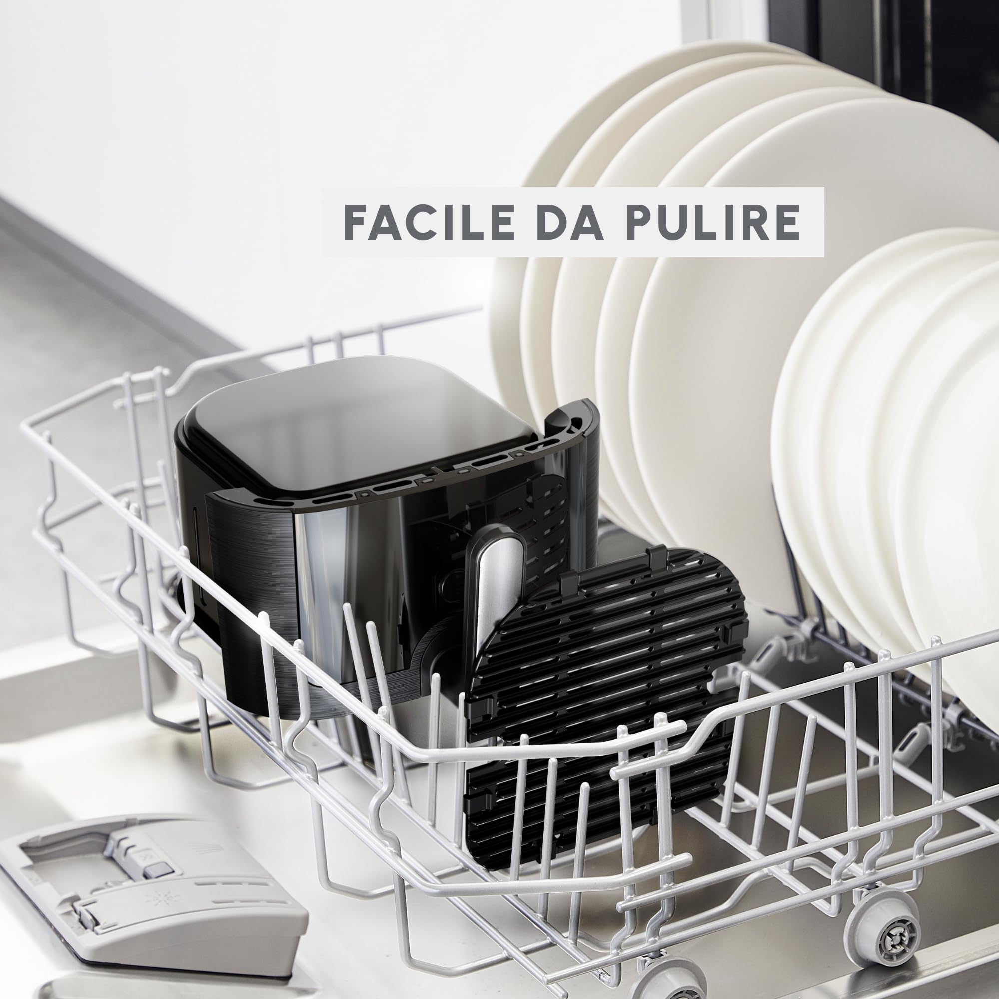 Moulinex Easy Fry Dual Frytkownica bezolejowa, pojemność 8,3