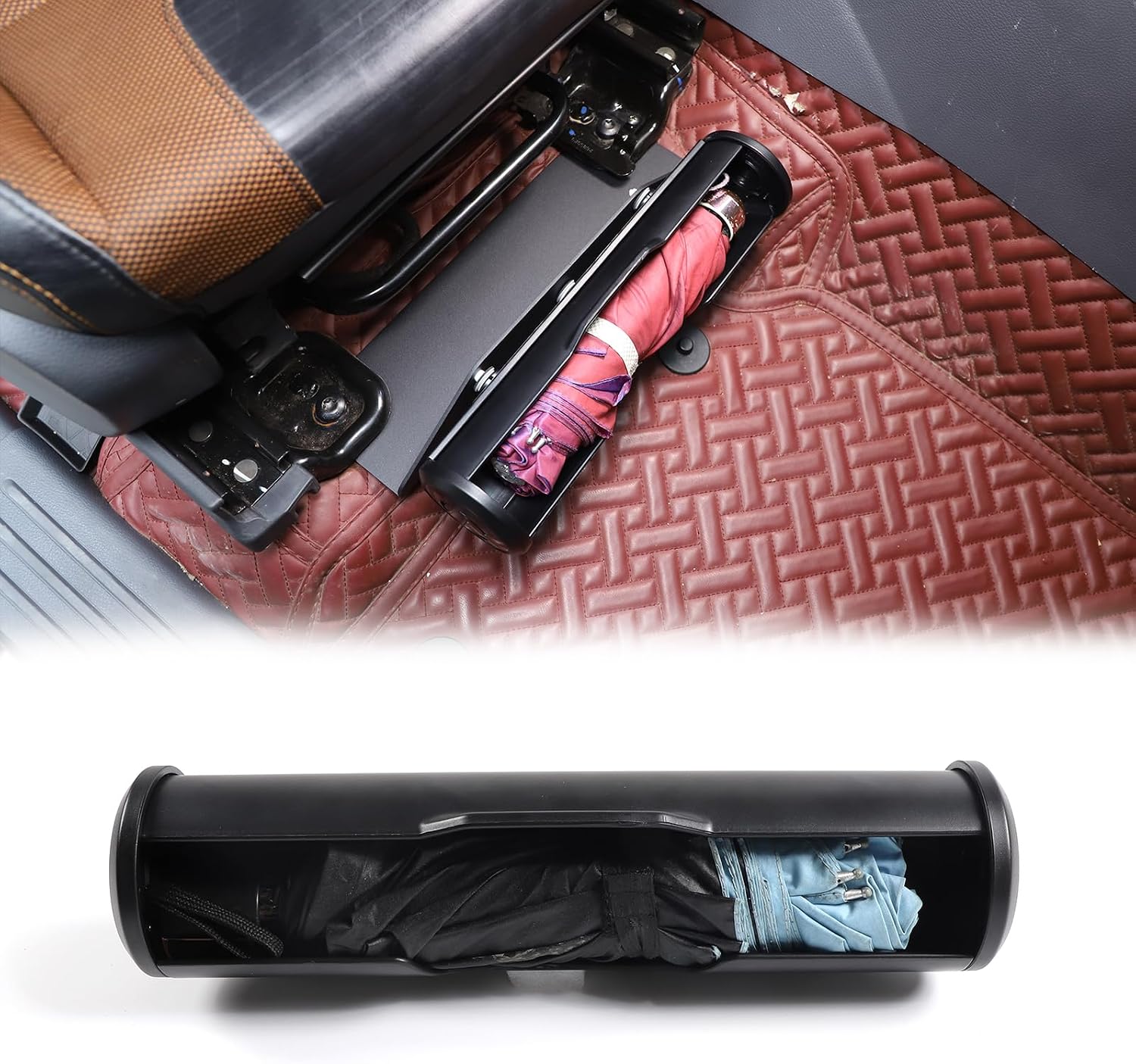 LLKUANG Aluminum Under-Seat Storage Box for Ford Ranger (2015–2021)