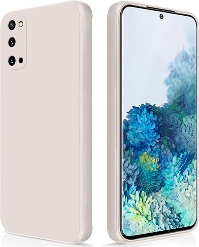 Funda de silicona compatible con Samsung Galaxy S20, funda de cuerpo completo sedoso suave al tacto con protección de cámara, funda a prueba de