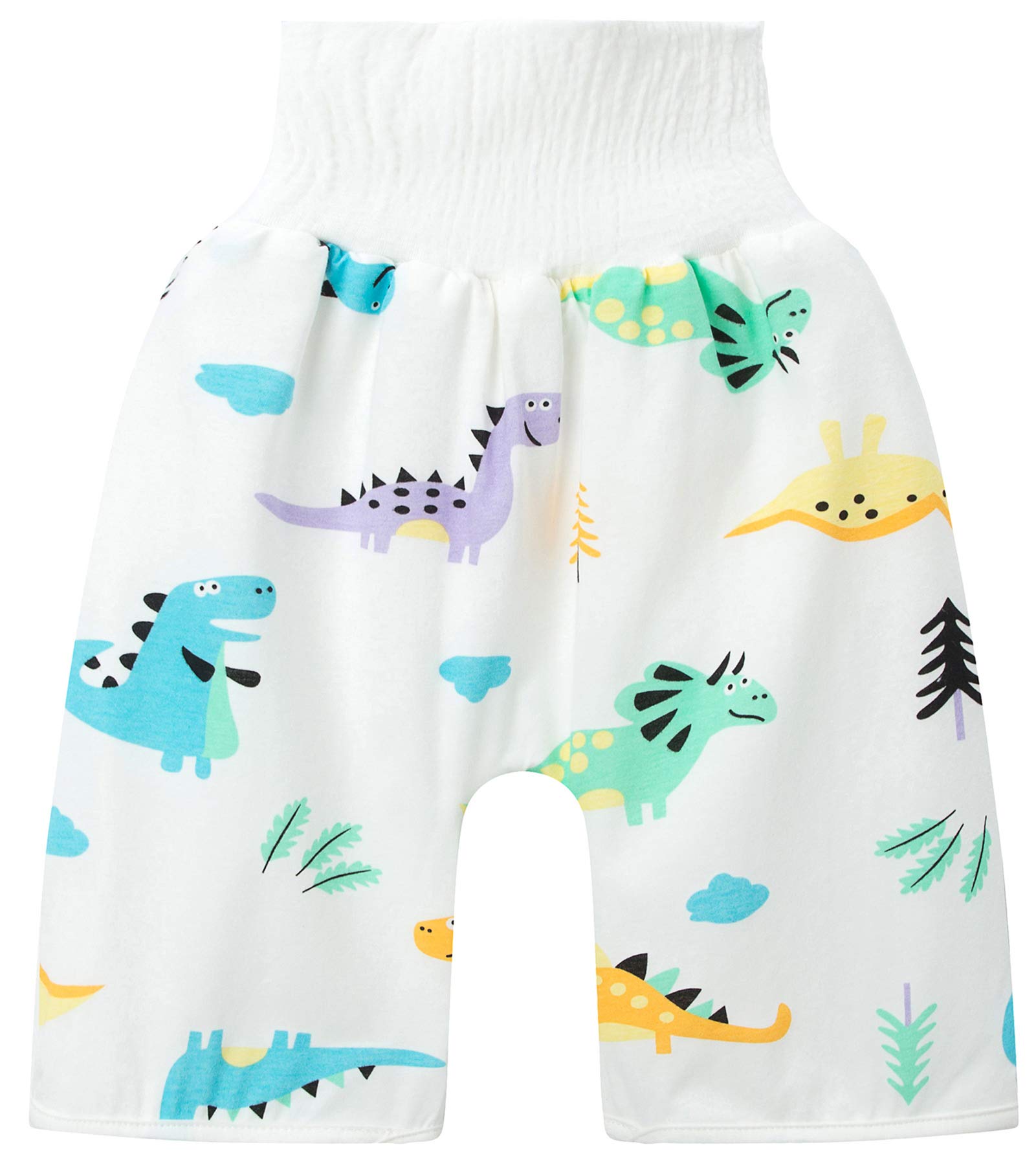 Happy CherryDiaper Pants for Baby Cotton Training Pants Diaper Skirt Shorts Waterproof Cloth Diapers Night Time