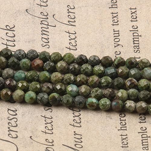 Miniatura 4 de Song Xi 90 cuentas de piedras preciosas de sangre de dragón natural de 0.157 pulgadas (0.157 in) para hacer joyas