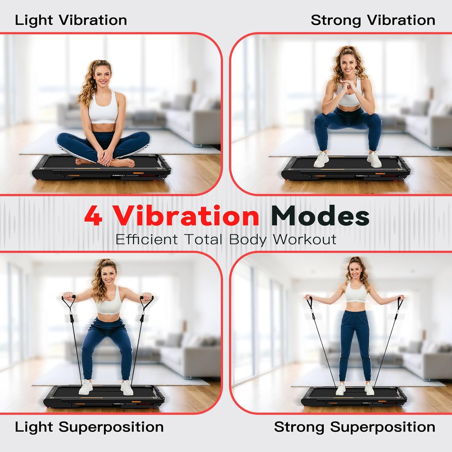Lysole Folding Vibration Walking Pad Treadmill with Incline,4-in-1 Under Desk Treadmills for Home&Office,350LBS Capacity,0.3-7.5MPH Speed,LED Display,Portable Treadmill with APP