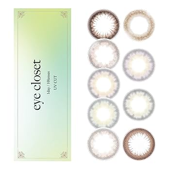 カラメル1 アイクローゼット（eye closet） シルエットキャメル | カラコン