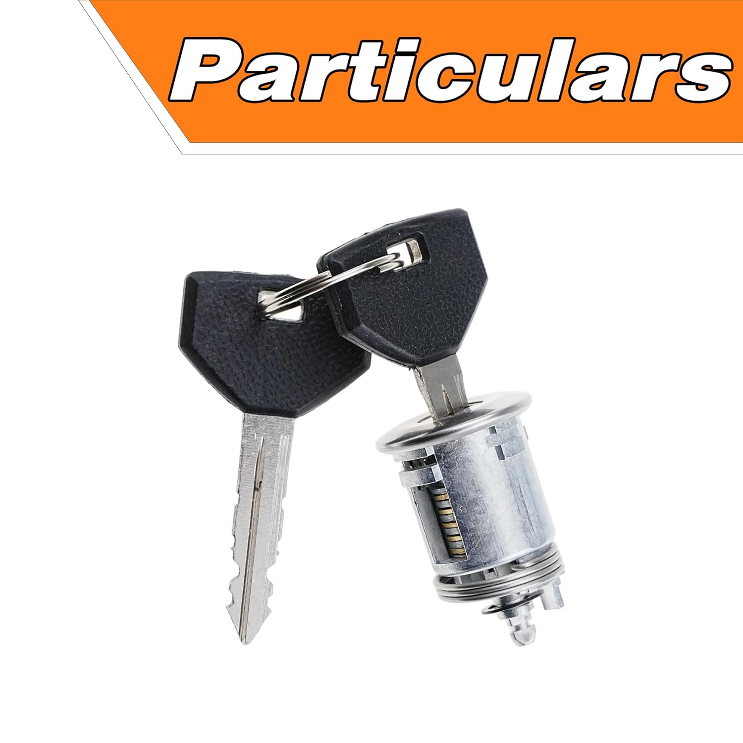 Ignition Switch Lock Cylinder with Door Lock & Keys Compatible with 1990-1995 Jeep Wrangler YJ/Cherokee XJ,1993 Cherokee ZJ Replaces# 924-908