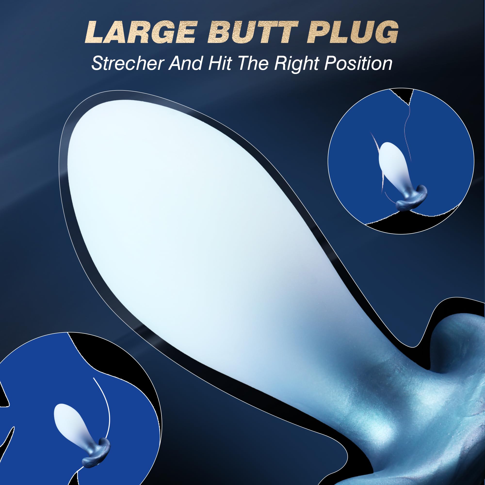 Amazon.com: Large Butt Plug 6 Inch Silicone Anal Plug, Fantasy Knot  Buttplug for Stretching & Training, Wearable Anal Stretcher with T-Base,  Thick Anal Dildo Prostate Massager, Anal Trainer Sex Toy : Everything