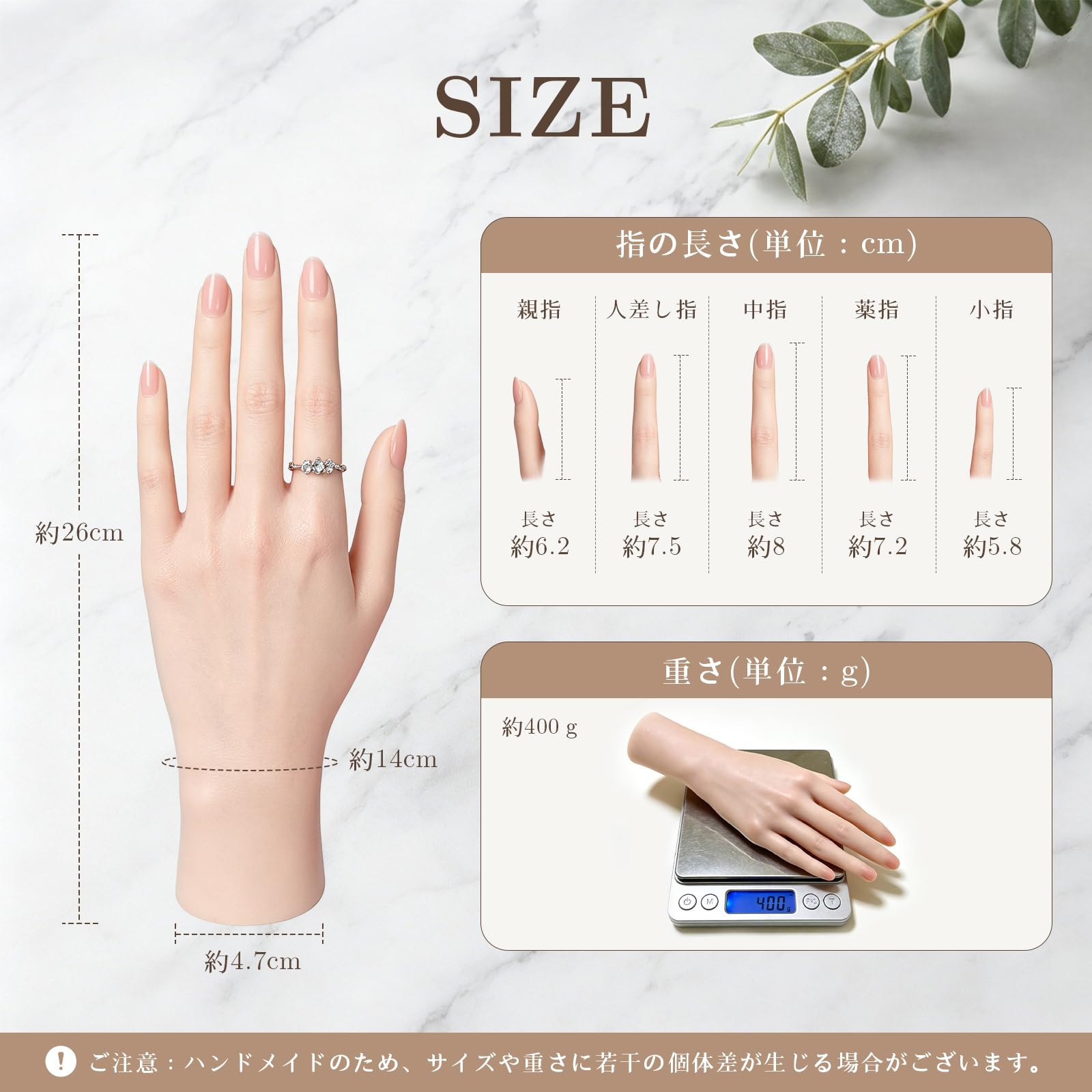 Amazon | [Cyomi]ハンドモデル シリコン手 女性の手 リアル デッサン
