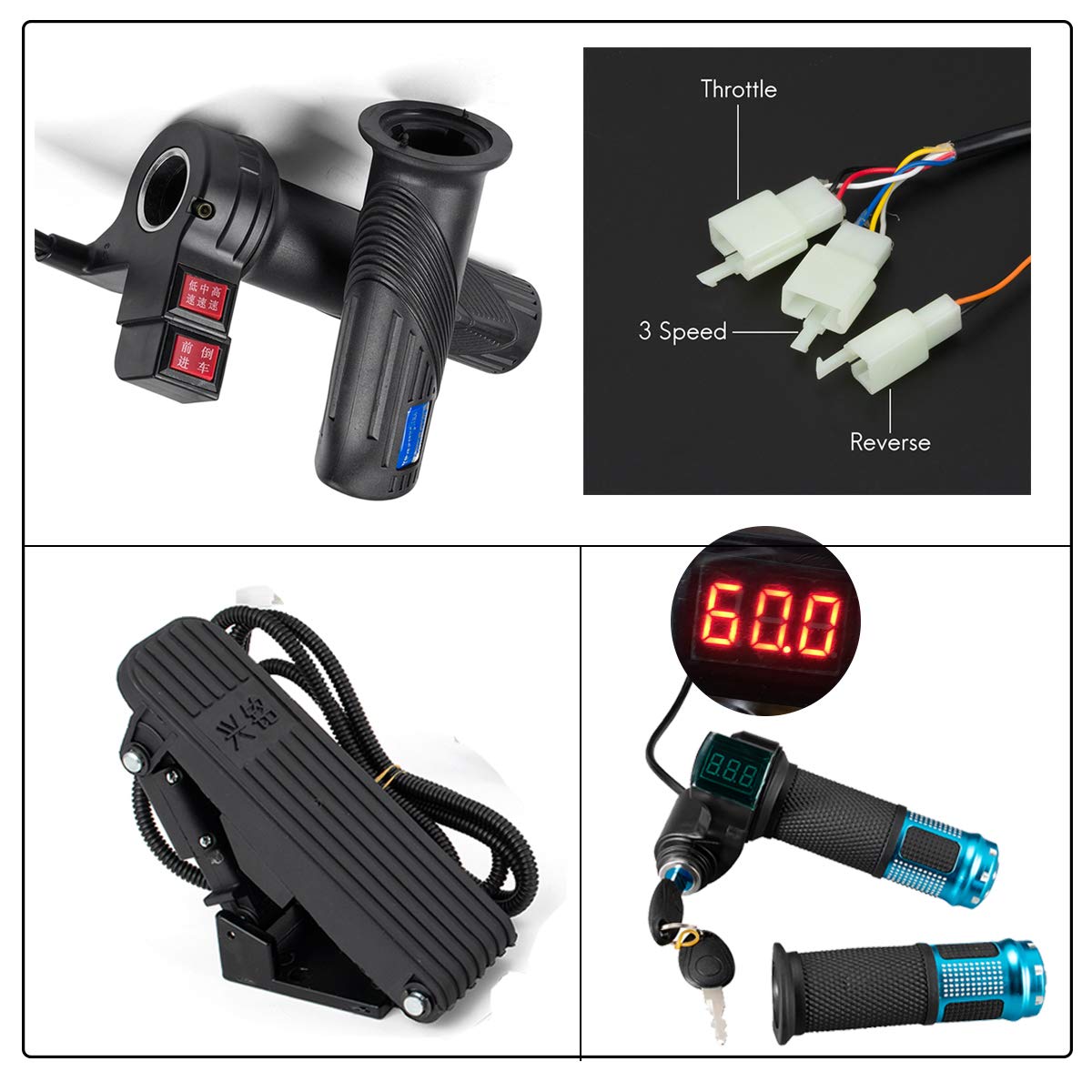 Buy Brushless 3000W Electric Scooter Motor 72V 4900RPM High Speed Hub