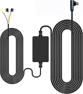 F7N Dash Cam Hardwire Kit, 21.3ft USB C Port Hard Wire Kit for Dashcam,Converts 12V-24V to 5V/2.5A Low Voltage Protection
