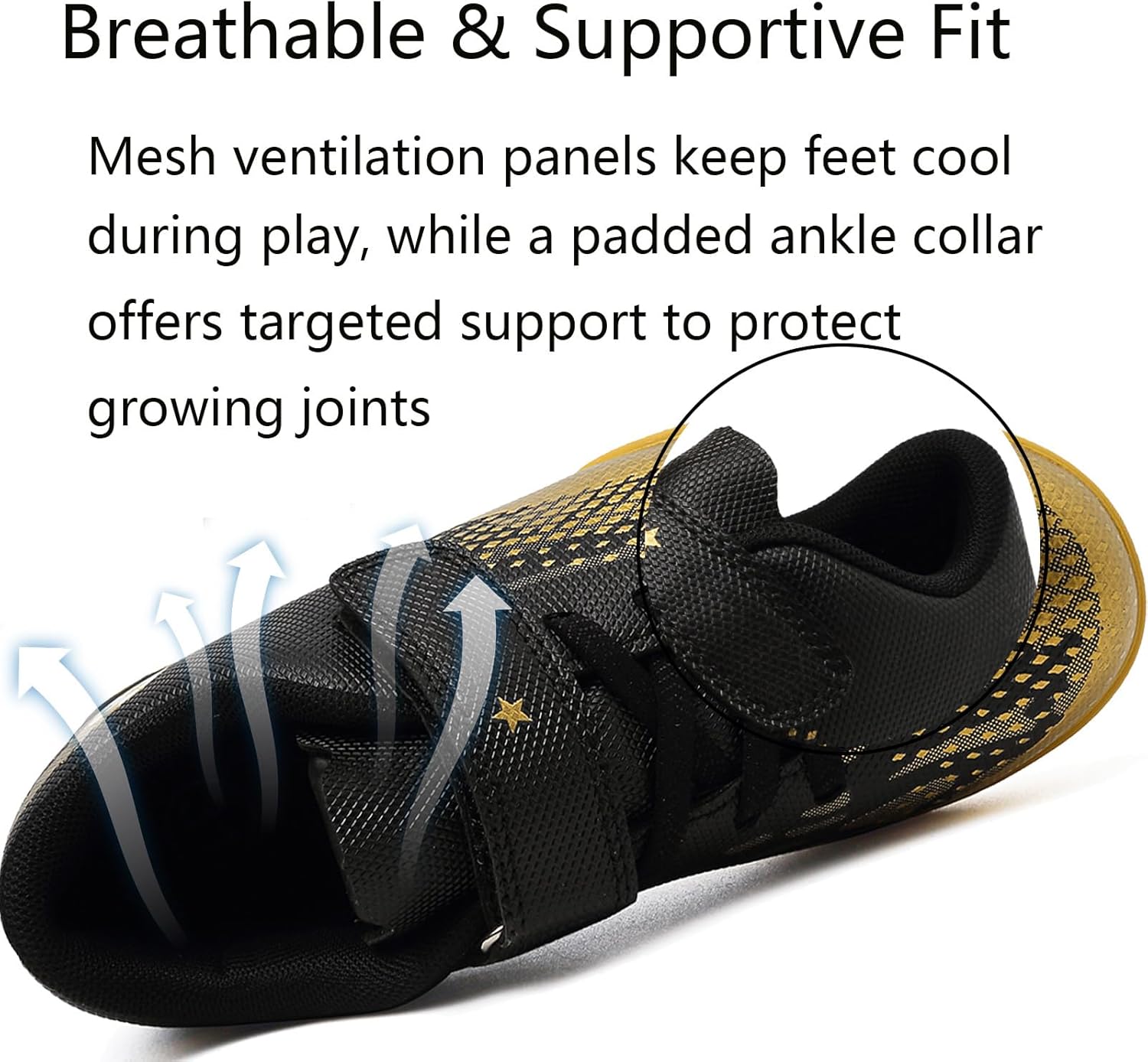 Kids Turf Soccer Shoes Boys Girls Youth Indoor Outdoor Soccer Cleats Football Shoes (Toddler/Little Kid/Big Kid) - Image 6