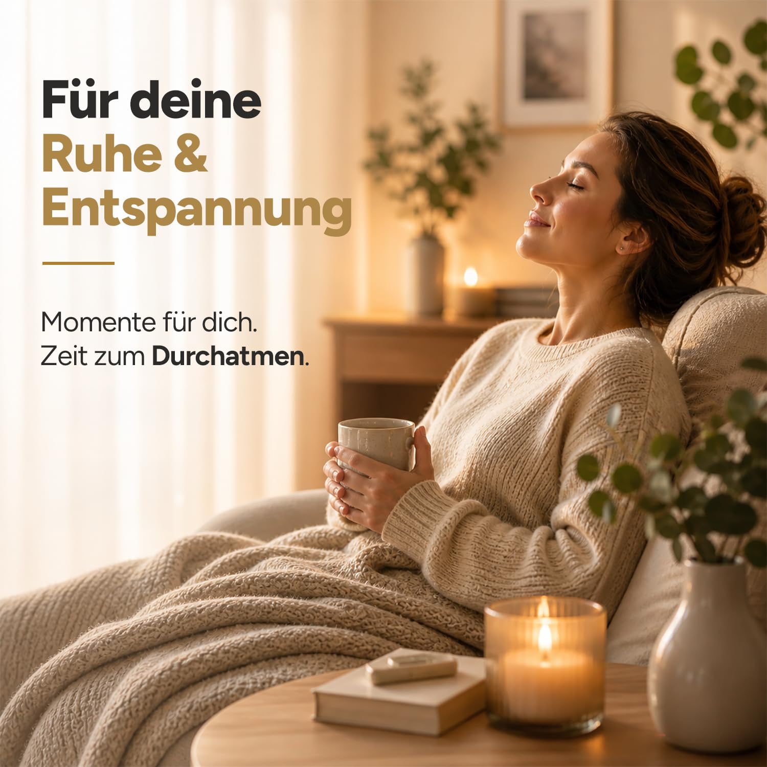 Inner Balance - Johanniskraut Komplex mit Passionsblume, Baldrian, Hopfen & Lavendel Extrakt - Kapseln hochdosiert Anti Stress, Stimmungsaufheller & Beruhigungsmittel - 120 Kapseln für 2 Monate