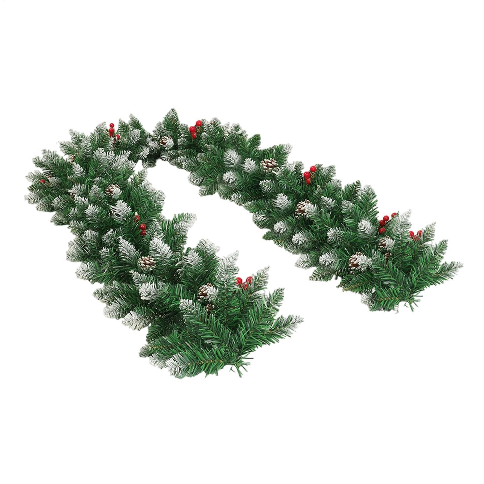 Kamingirlande Weihnachten Deko Künstlicher mit Lichtern