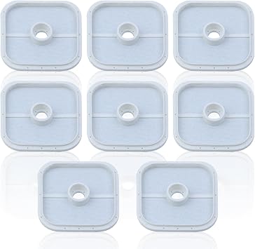 8Pcs Air Filter For Echo PB-251 PB-255 PB-265L ES-255 BRD-280 PE-280 PPT-280 SRM-280 SRM-280S SRM-280T SRM-280U Trimmers Parts A226000350 A226000351 A226000471