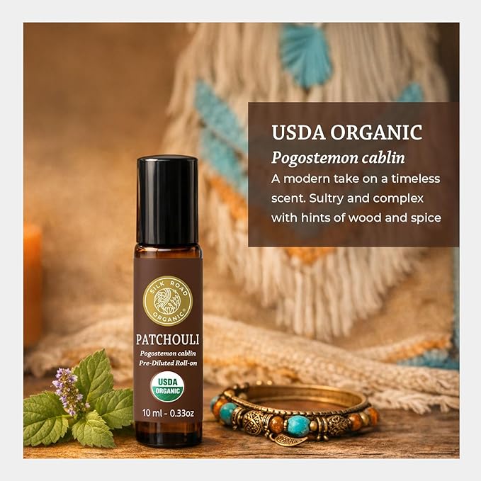 Aceite Esencial Orgánico de Patchouli Roll On 10 ml miniatura 6