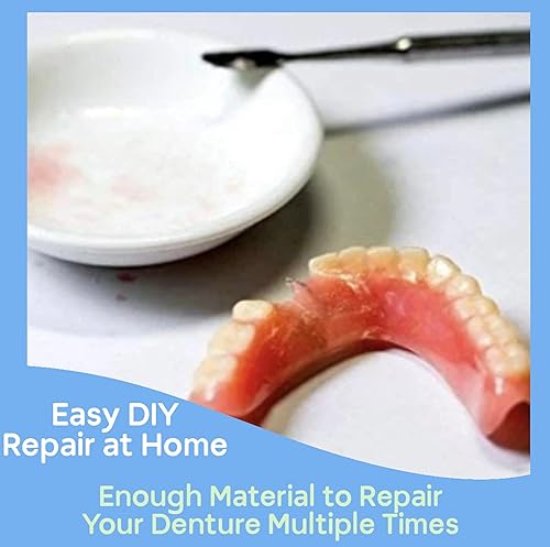 Miniatura 6 de PERK Kit de reparación de dentaduras postizas con 28 dientes