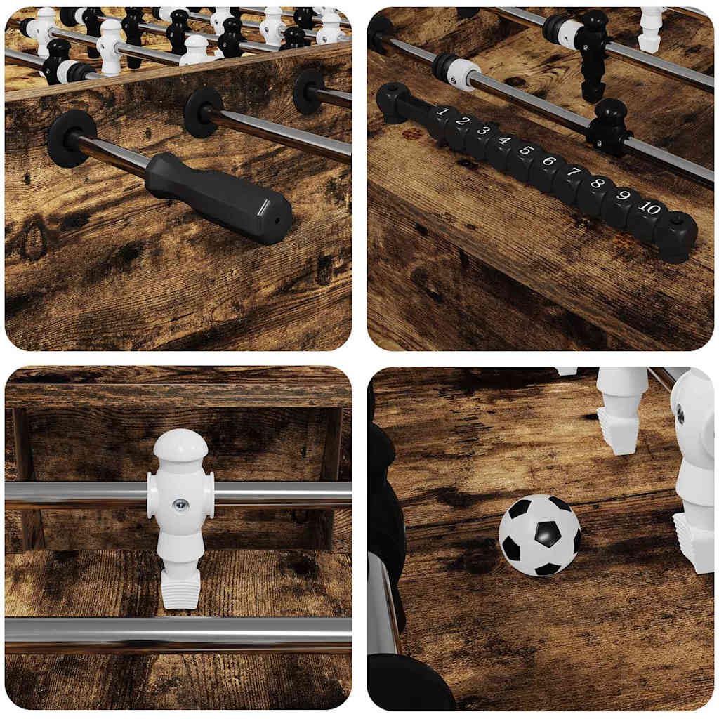 Refined Mesa de Futbolín Roble, Mesa de futbolín Rectangular, Moderna para Juegos en Interiores, competencias Familiares, diversión Nocturna y Fiestas