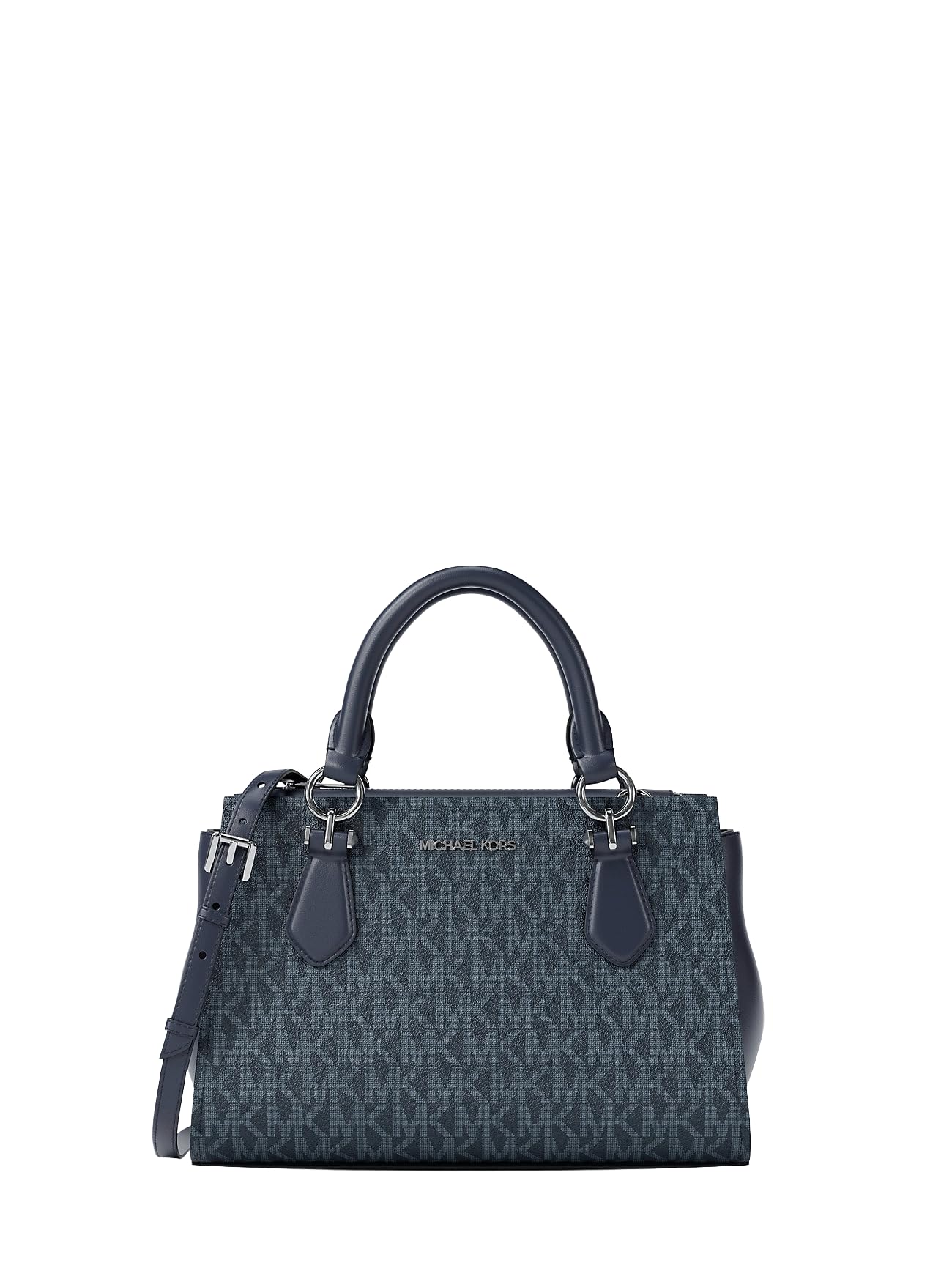 Michael Kors Marilyn Small Signature Logo Messenger Admiral