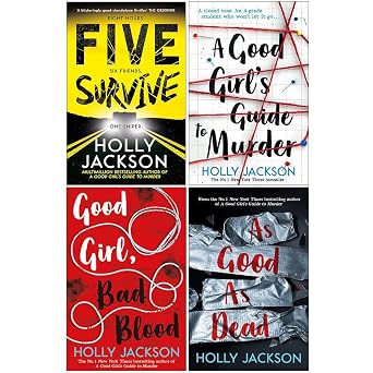 Holly Jackson Collection 4 Books Collection Set Five Survive, A Good Girl's Guide to Murder, Good Girl Bad Blood, As Good As Dead