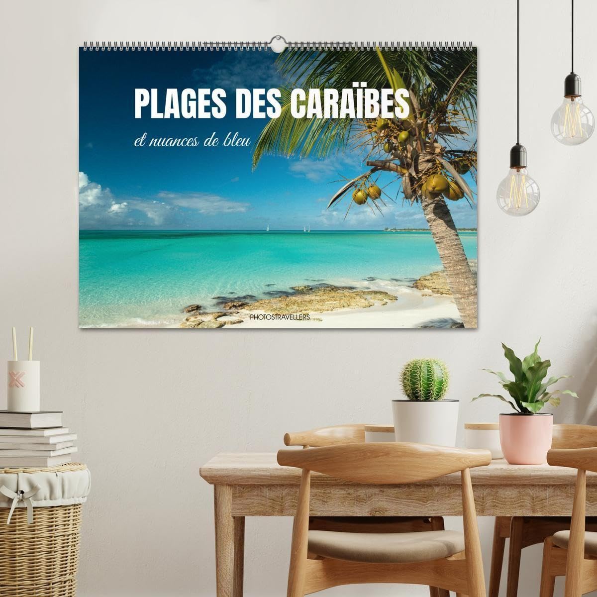 Plages des Caraïbes et nuances de bleu (Calendrier mural 2027 DIN A2 vertical), CALVENDO calendrier mensuel: Des lieux pour régénérer l'esprit