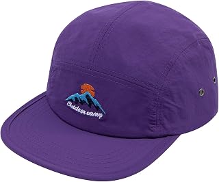 CLAPE 5 Panel Cap Schnelltrocknend Basecap mit Flache Krempe Verstellbar