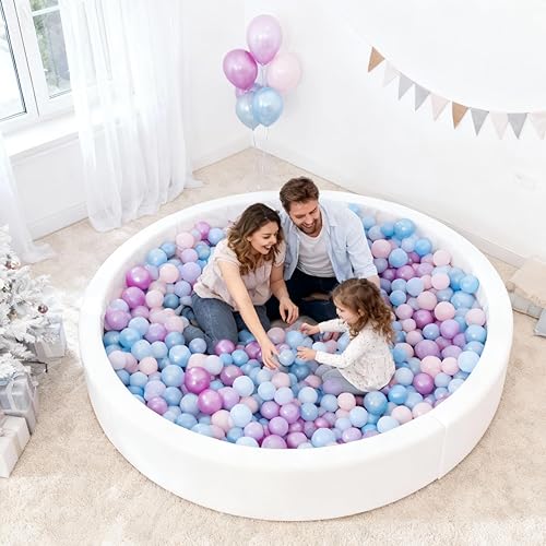 Vista 68 de STARBOLO Ball Pit Balls for Toddlers Phthalate Free BPA Free Non-Toxic Crush Proof Play Balls for Toddlers Kids Pool Playhouse Pack of 100 200 500