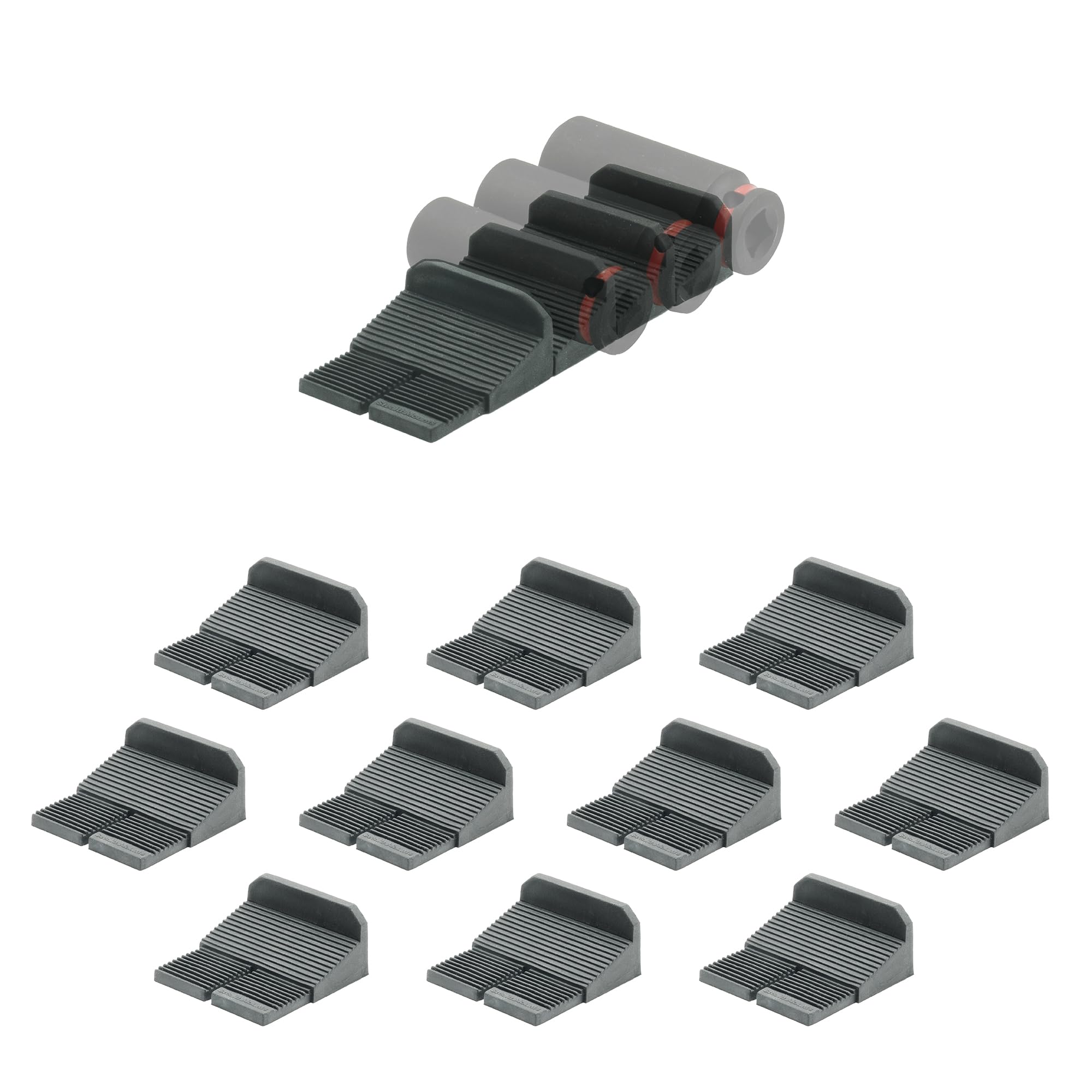 StealthMounts Drawer Hive Lot de 10 Supports de Douilles Profondes | Organiseur de tiroir modulaire pour Douilles Profondes | TPE moulé par Injection | Fabriqué au Royaume-Uni