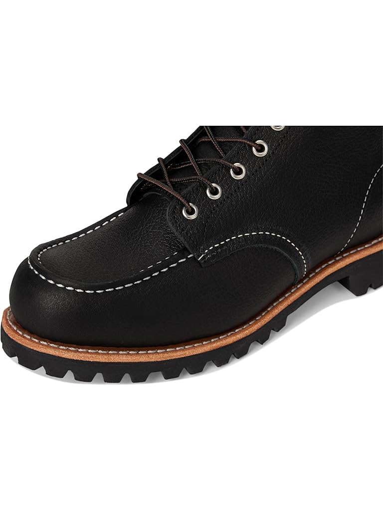 Brown Red Wing Heritage 6" Moc Toe Lug Roughneck