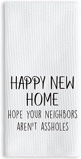 TNUW Housewarming Gifts Kitchen Towels 16x24 Inch, House Warming Gifts New Home Dish Tea Towels for Kitchen, Happy New Home Decorative Hand Towel for Bathroom Decor