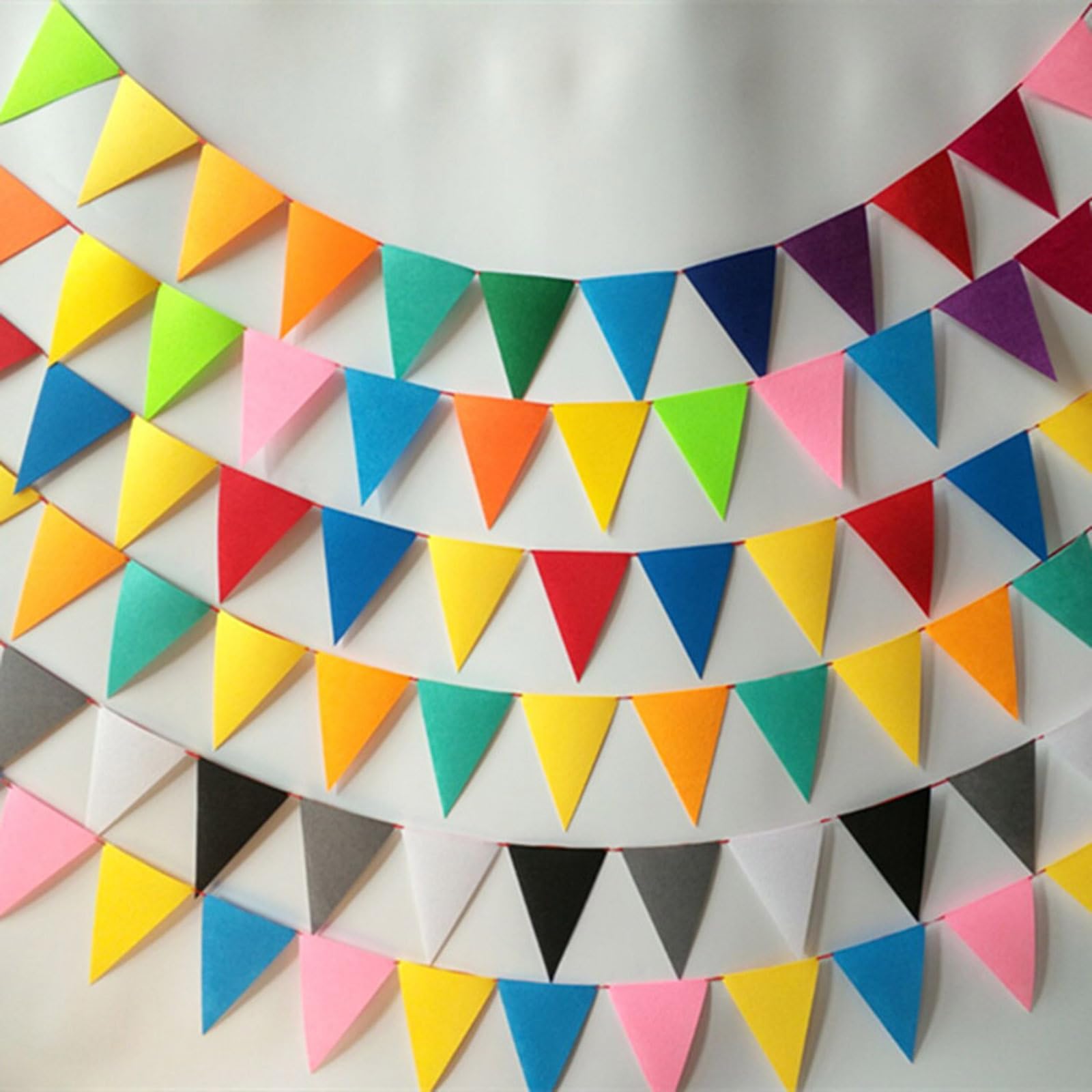 Faccito 5 stuks blauwe tegels citroen decor citroen vlaggen blauwe tegels papier wimpel slingers limonade opknoping driehoekige vlaggen voor bruiloft verjaardag bruidsdouche vrijgezellenfeest