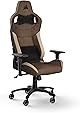 CORSAIR T-3 RUSH V2 Brown 2023新モデル 日本限定色 ゲーミングチェア オフィス/デスクチェア ゲーム用 リクライニング パソコンチェア PUレザー 高さ調整 【ブラウン】CF-9010061-WW