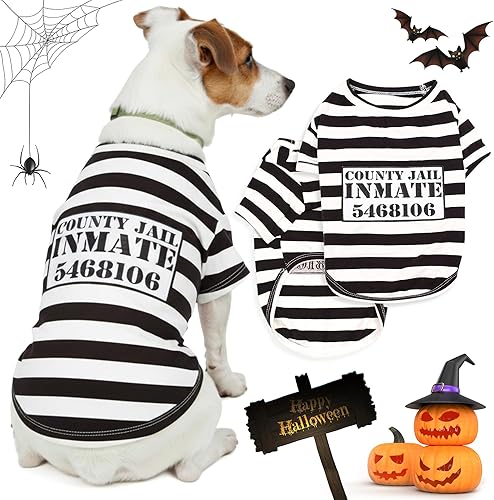 Miniatura 1 de Parisian Pet - Camisetas de disfraz divertidas para perro, lavables a máquina, sin botones, para gatos y perros, trajes de Halloween surtidos para