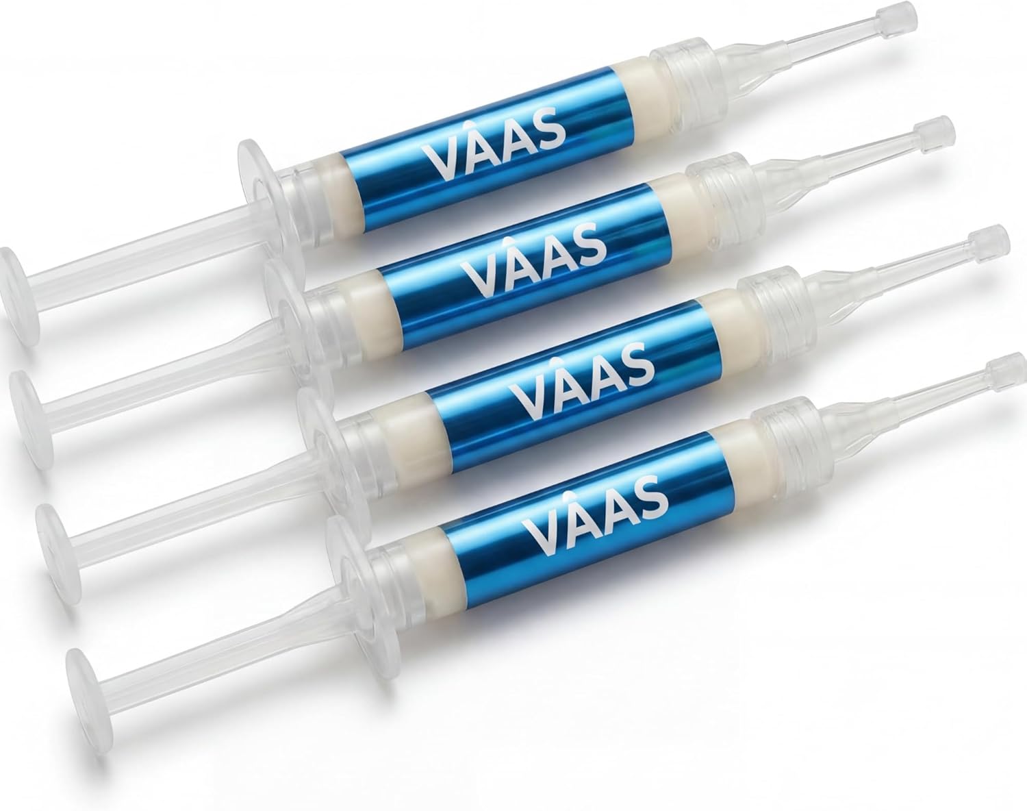 Teeth Whitening Gel for Trays, 4 Take Home Syringes, 35% Carbamide Peroxide, with Potassium-Nitrate, Trays Not Included, USA Made, Teeth Whitening Kit by Everest VAAS