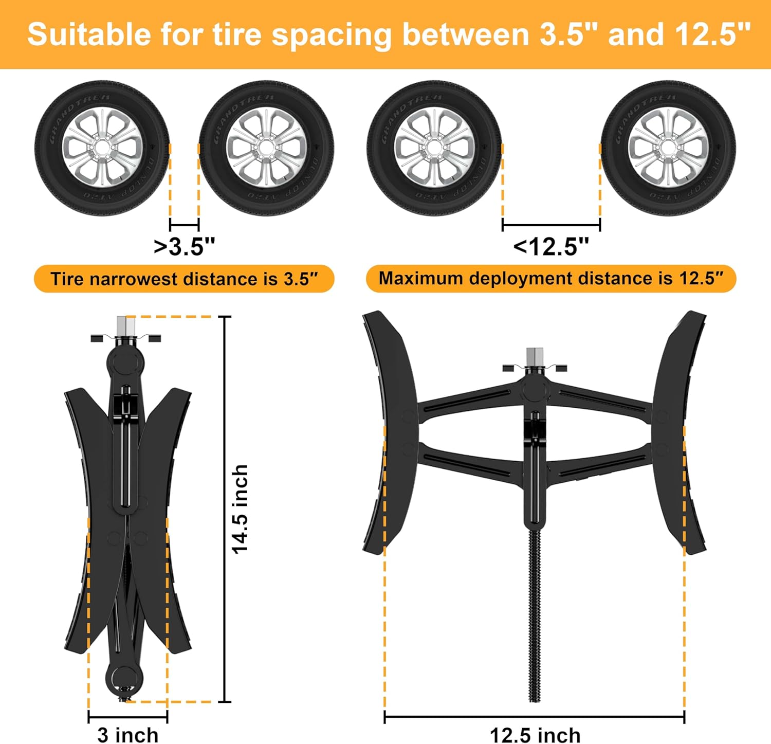 Camper Wheel Chock Stabilizer 2 Sets, Upgraded Side Grain Heavy Duty X-Shaped Stabilizer Wheel Chock RV Travel Trailer Accessories Anti-Move Anti Rust Coating Tire Chalks