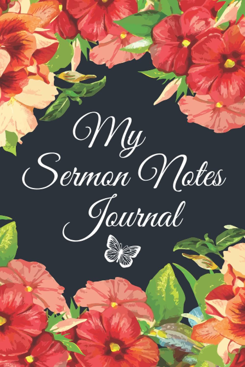 My Sermon Notes Journal: Church Notebook for Women
