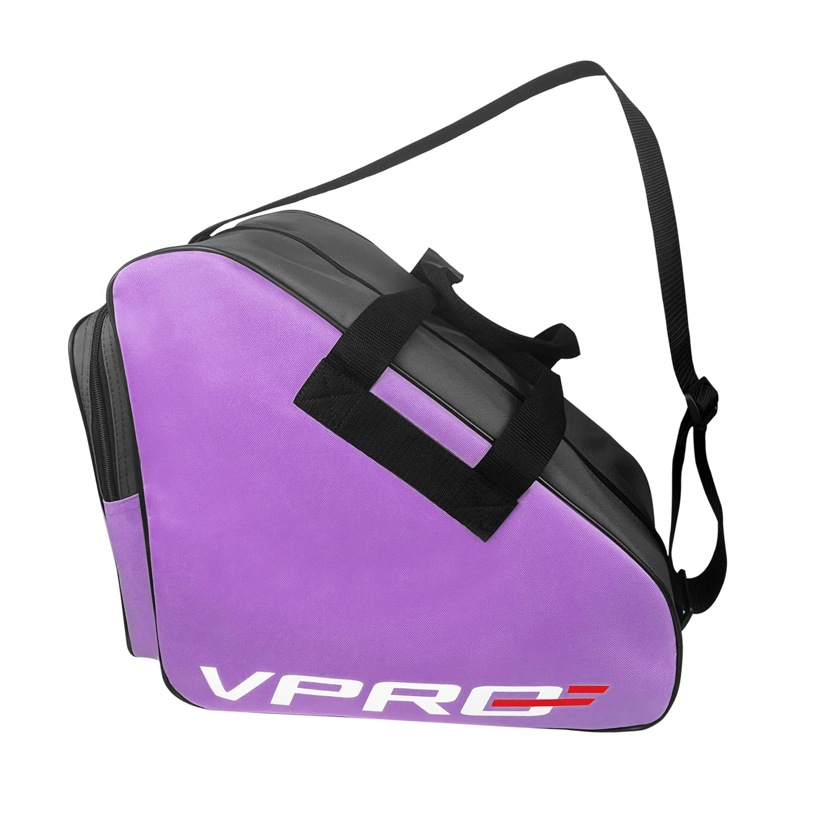 VPRO Bolsa para patines de hielo, bolsa para patinaje en línea, bolsa de patinaje para niños y adultos, con correa y cremallera