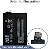 Batería Li3932T89P8h613487 compatible con ZTE Nubia Red Magic 9 Pro, batería de repuesto con kit de herramientas de reparación 7