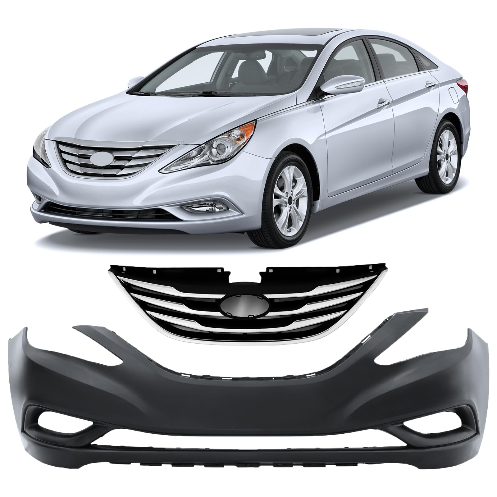 Front Bumper For 2011 Hyundai Sonata