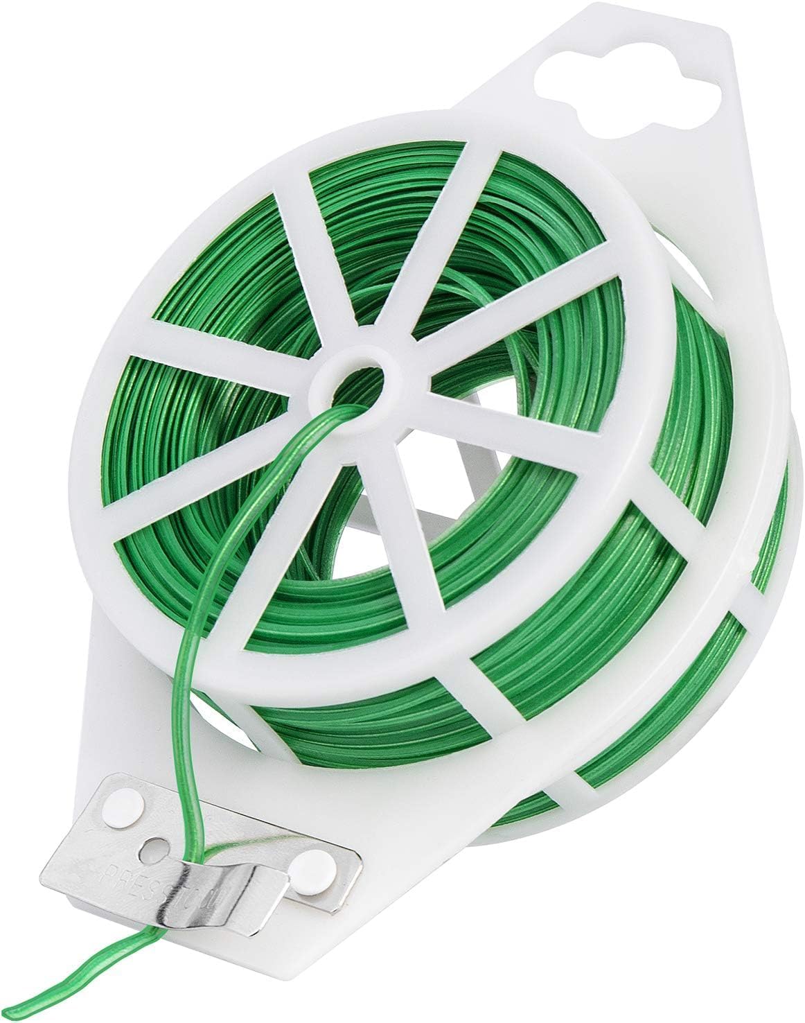 HONBAN Plastic Twist Tie Wire Spool with Cutter for Garden Yard Plant, Tie Use for Plants,Cloth Wire,Binding Bags,Flowers and Trees Cable,Packing Rope 50m (Pack of 1)-image-20