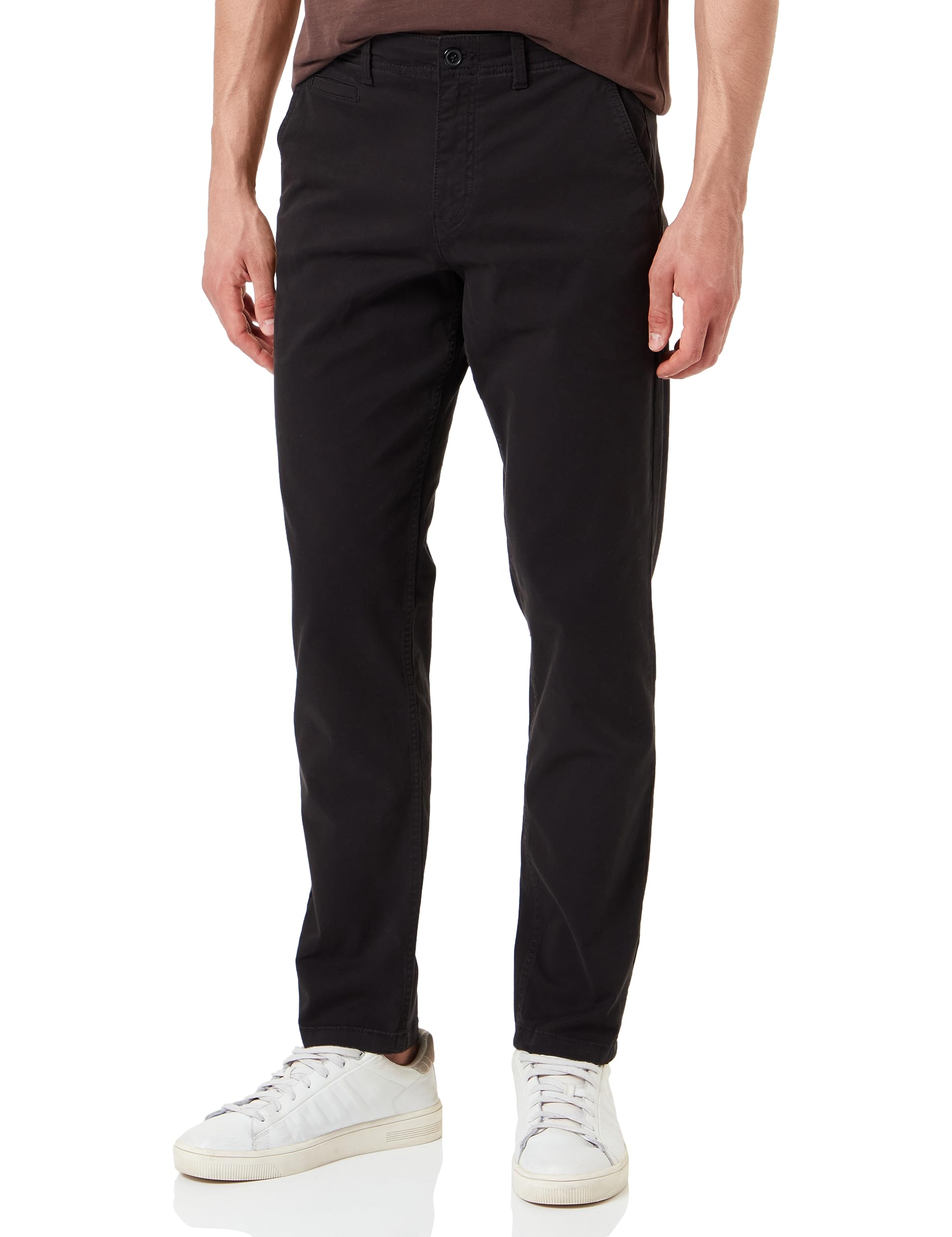 JACK & JONES Men's Jpstace Jjharlow Chino Noos Trousers, Black, W31