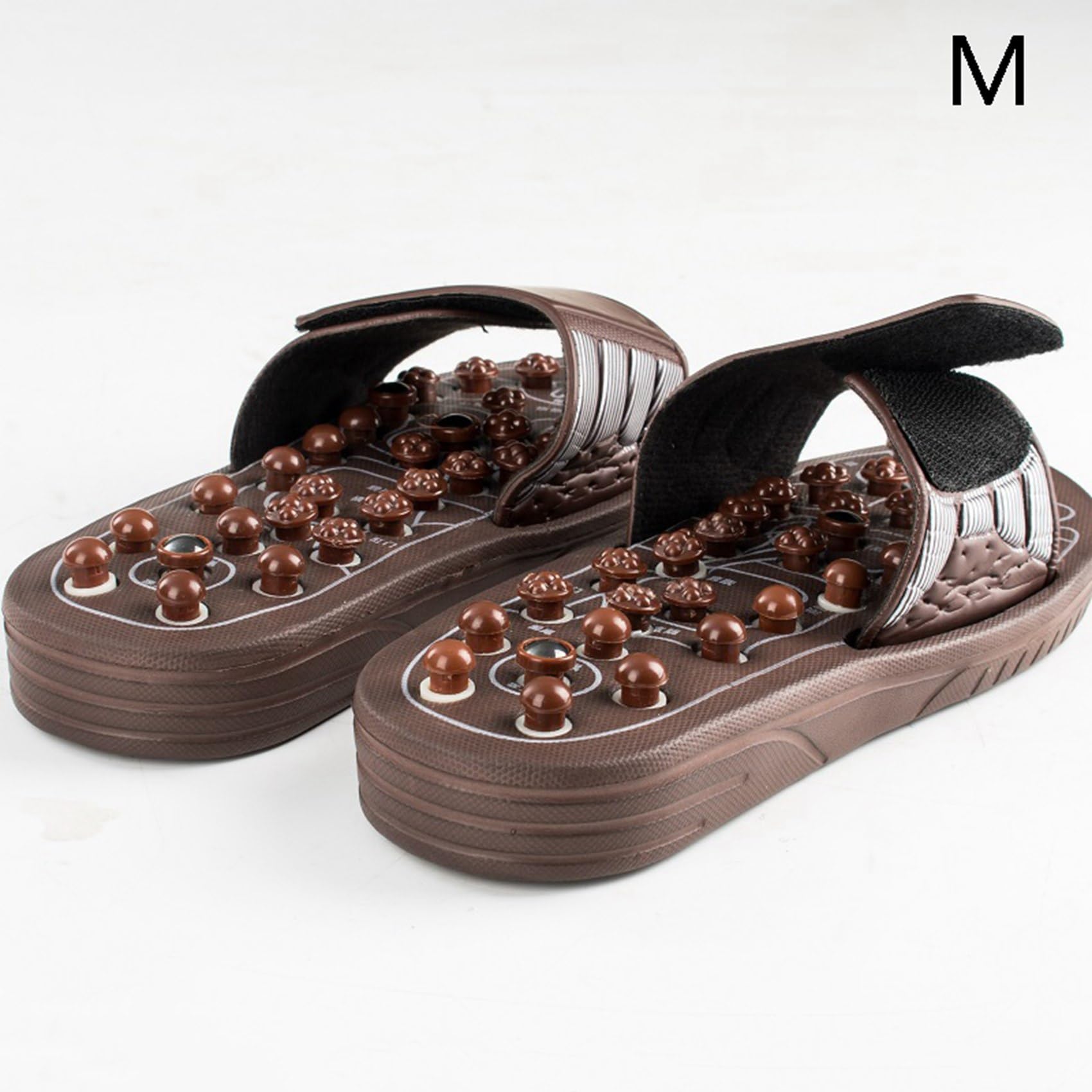 6x Akupressur Fuß Massage GeräT Massage Hausschuhe Schuhe Reflexzonen Massage Sandalen Relief Plantar Fasziitis Arthritis für MäNner Frauen M