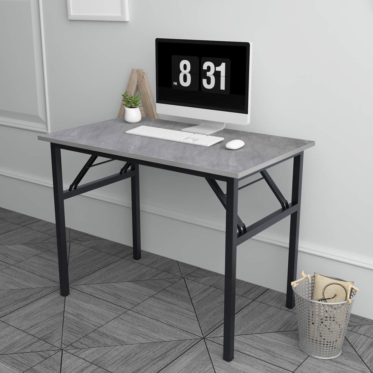 Buy Need Folding Computer Desk 100cm x 60cm Folding Table Compact Table