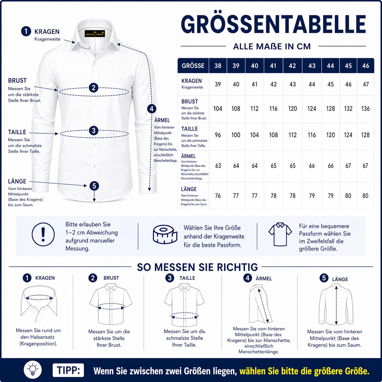 Camicia da smoking da uomo, bianca, collo ad aletta, petto plissettato, polsini francesi, elastica ed elegante, per occasioni formali