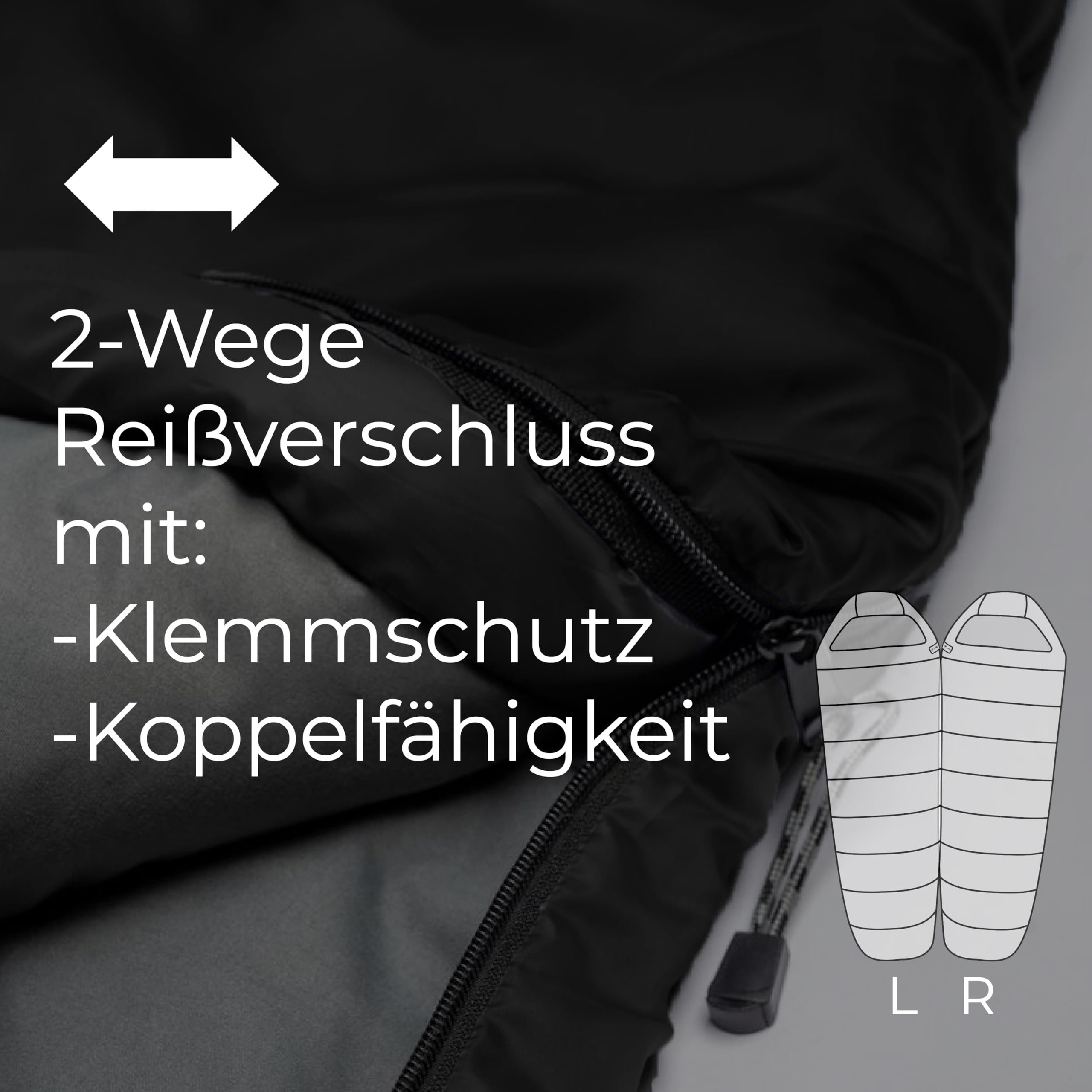 EXPLORER® Light 600 Sommerschlafsack [700g] -2°C bis +14°C [120g/m²] Ultraleicht Schlafsack Outdoor 210x75x50cm Sommer Mumienschlafsack Erwachsene – Camping & Trekking - leicht kleines Packmaß