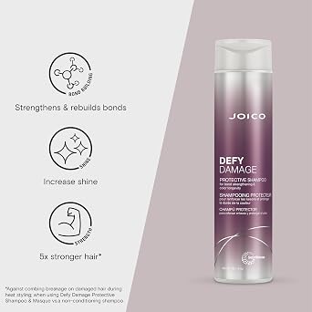 Joico Defy Damage Protective Set | For Color-Treated Hair | Strengthen Bonds & Preserve Hair Color | With Moringa Seed Oil & Arginine
